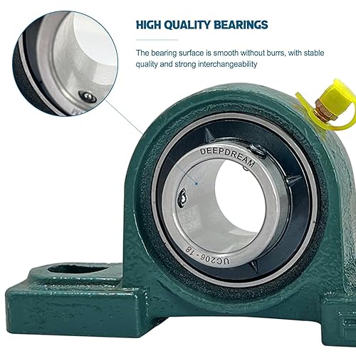 Miniatura 133 de 4 unidades UCP205-16 Cojinetes de bloque de almohada de 1 pulgada de eje de hierro fundido p205 rodamientos con 1 pulgada de diámetro montado bloque