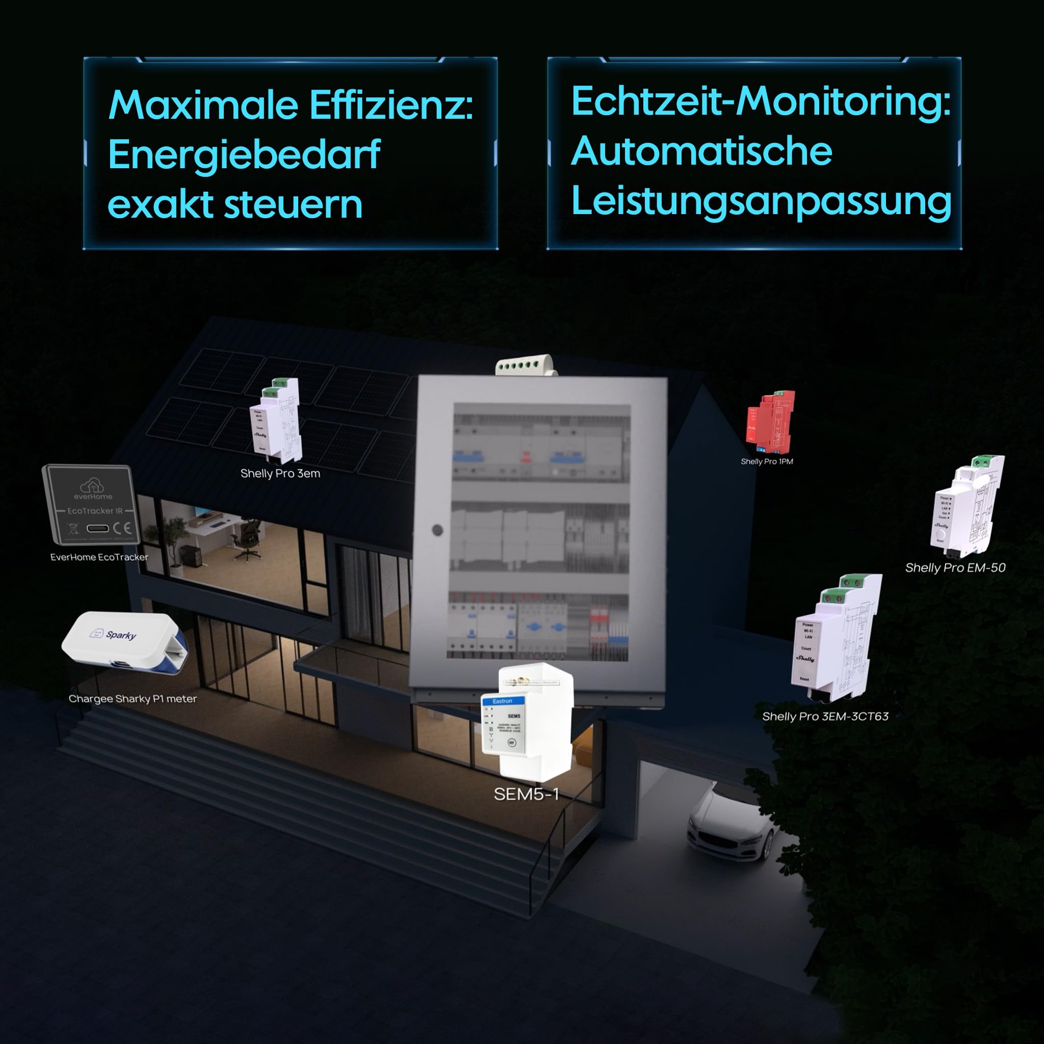 Marstek Venus-E - Memoria centrale elettrica da balcone, 5,12 kWh per centrali elettriche da balcone AC accoppiata con memoria solare all-in-one (Venus-E)