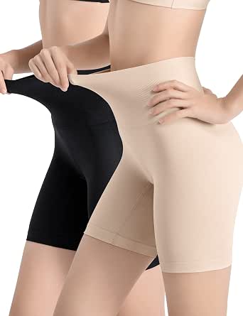 Spanx Shapewear For Women Gotoly Shapewear Tummy Control Mid-Waist Body Shaper Shorts Butt Lifting Panties Shapewear Skims Shapewear