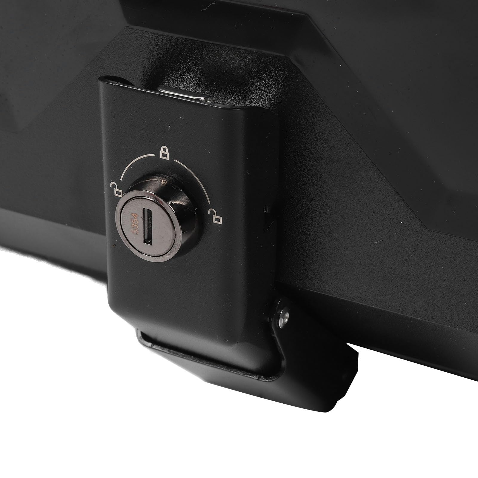 VGEBY Motorrad-Topcase, 45 L, ABS-Heckkoffer mit Edelstahl-Schließsystem, Universelle Montageplatte, Reflektierende Streifen, PU-Innenfutter für Pendler, Tourenfahrer
