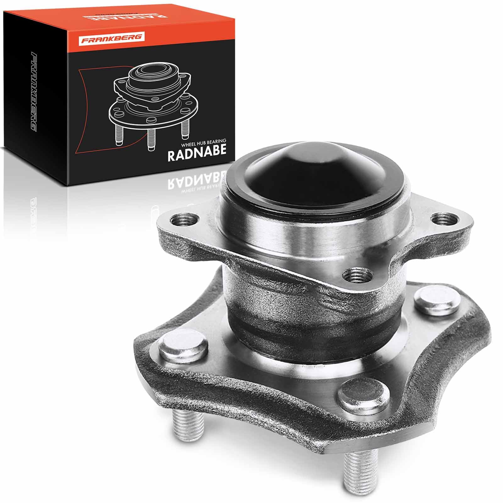 Frankberg Cuscinetto ruota Set di cuscinetti ruota Posteriore sinistra destra Ruota flangiata diametro 135 Compatibile con Yaris Verso P2 Yaris P1 Yaris Verso Van P2 Replace# 424100D030