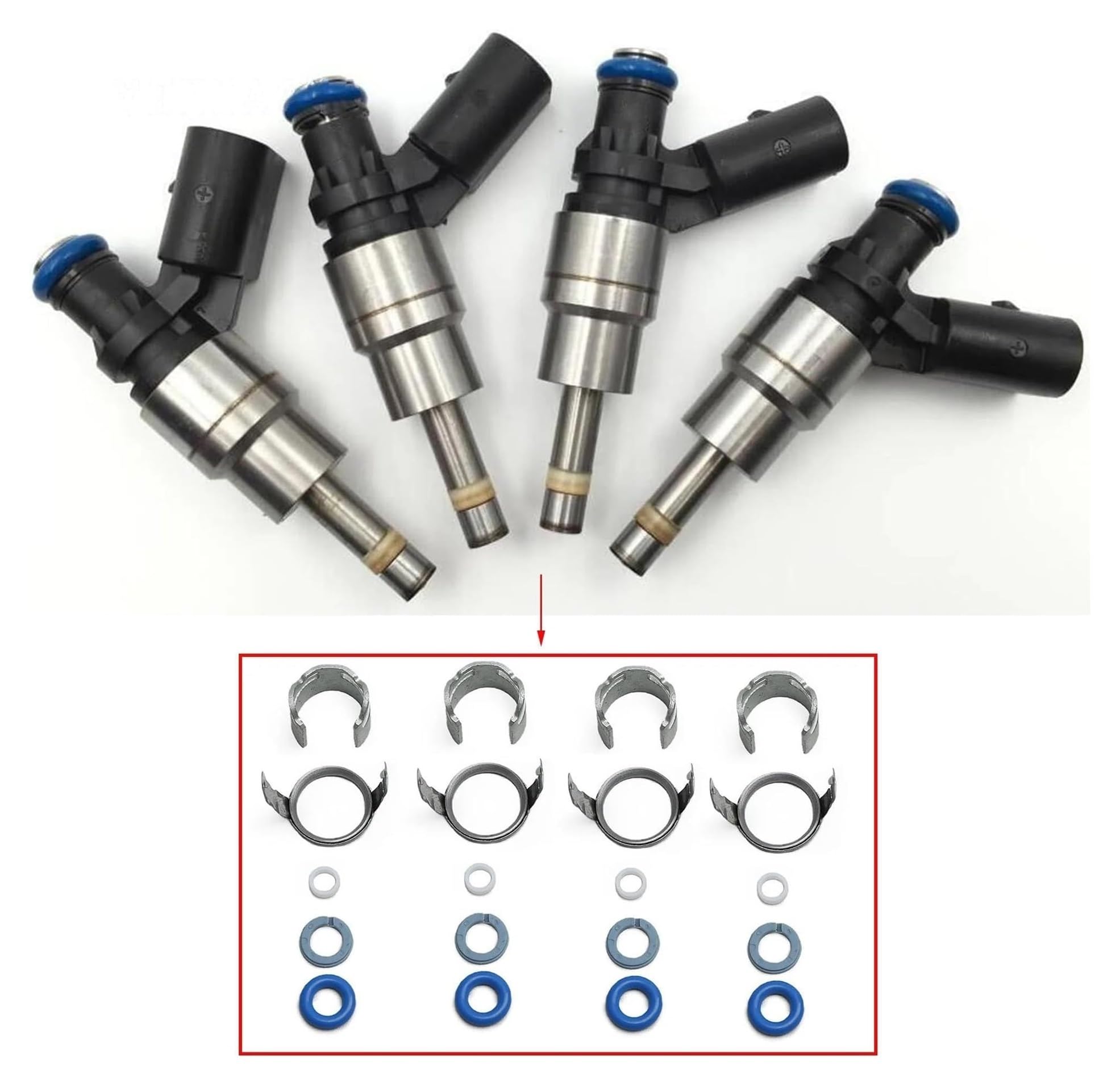 Pour Golf Pour Passat 06F 906 036 A 036F injecteurs Essence 06D 998 907 2.0T kit De Joints D'injecteur Entretien D'injecteur