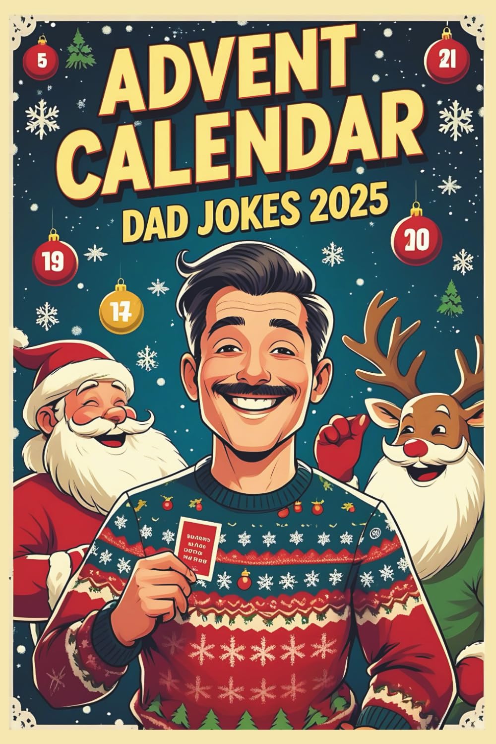 Advent Calendar Dad Jokes: 24 Days of Fun for Adults, Perfect Gift for Men, with Family-Friendly Humor | Christmas present for dads