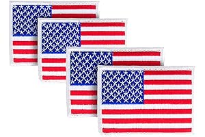 10-Pack WAYDA American Flag Patches