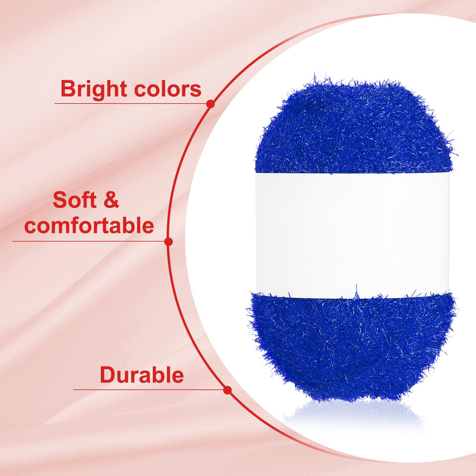PATIKIL 218 Yards Scrubbie Yarn - Image 3