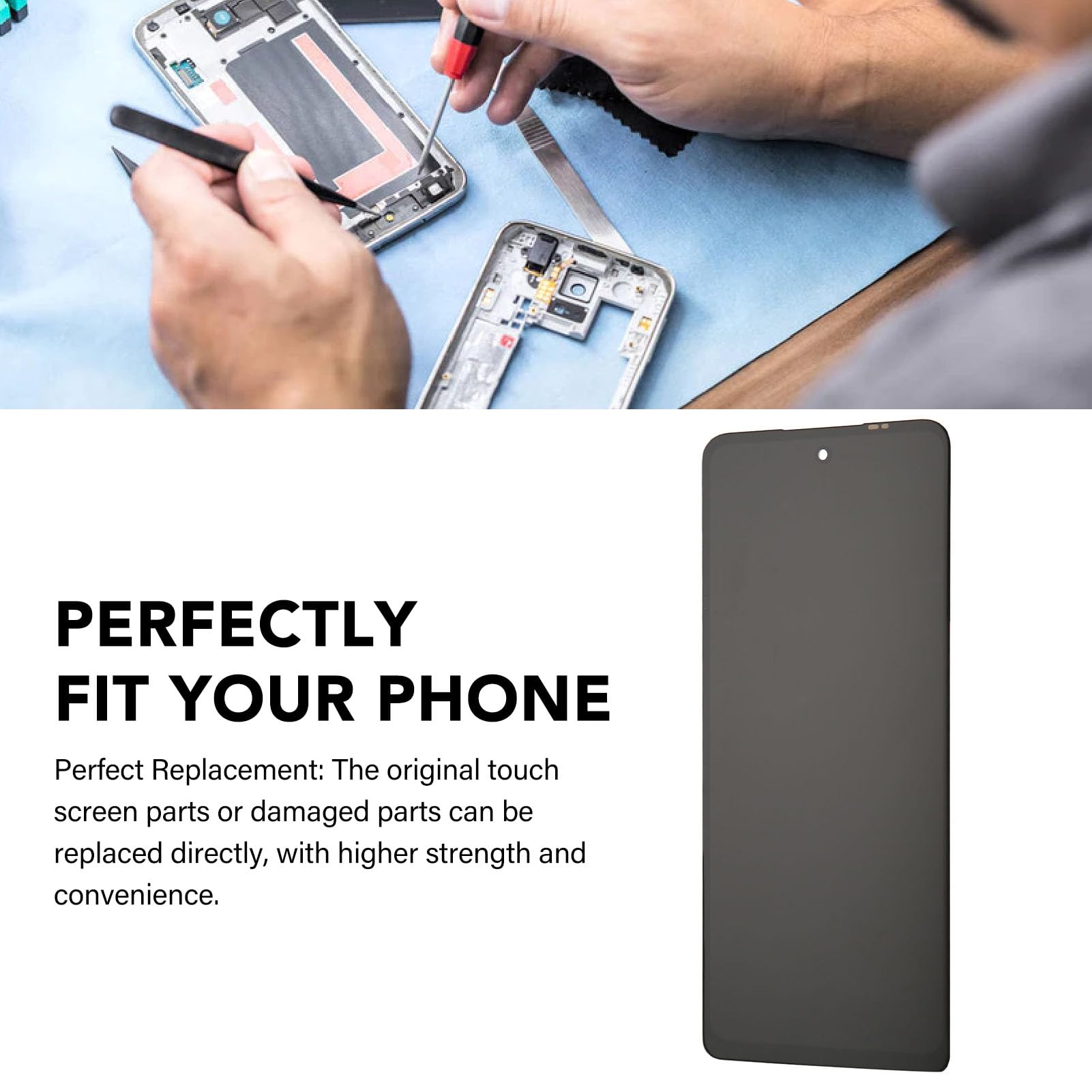 Wymiana Ekranu Telefonu LCD w Moto Edge S30