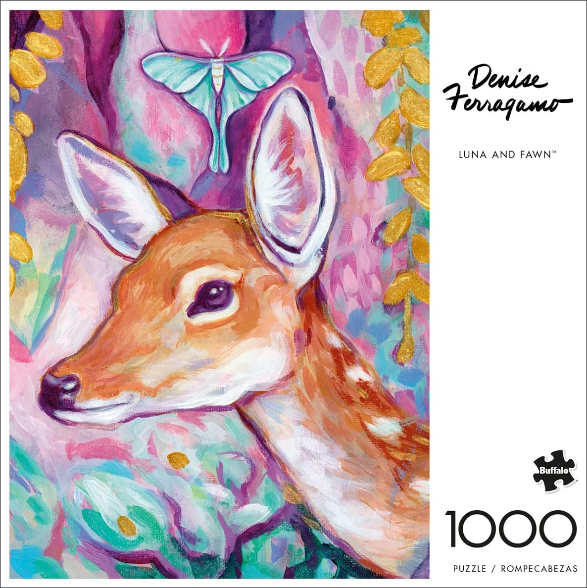 Buffalo Games - Luna and Fawn - 1000 Piece Jigsaw Puzzle for Adults - Challenging Puzzle Perfect for Game Nights - Finished Puzzle Size is 26.75 x 19.75