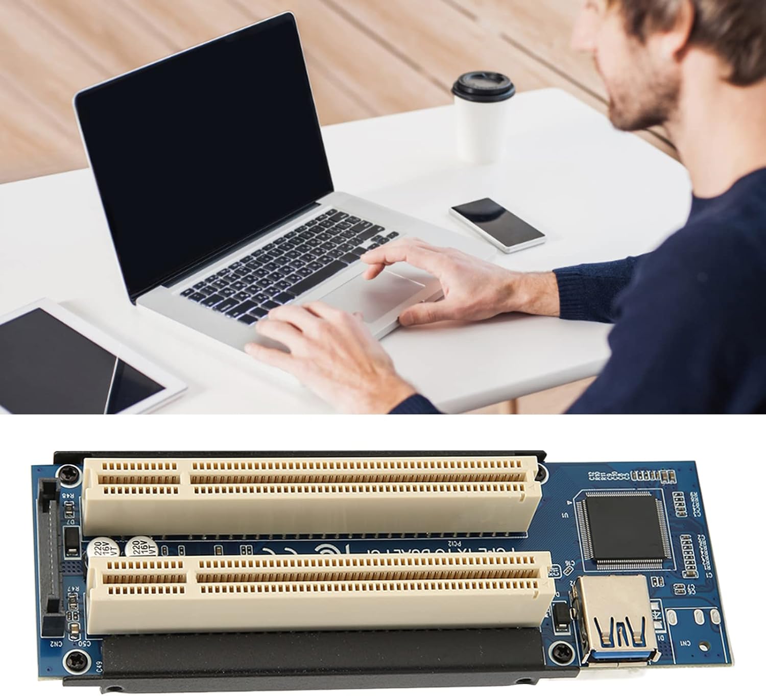 PCIE 1X interface on the motherboard side