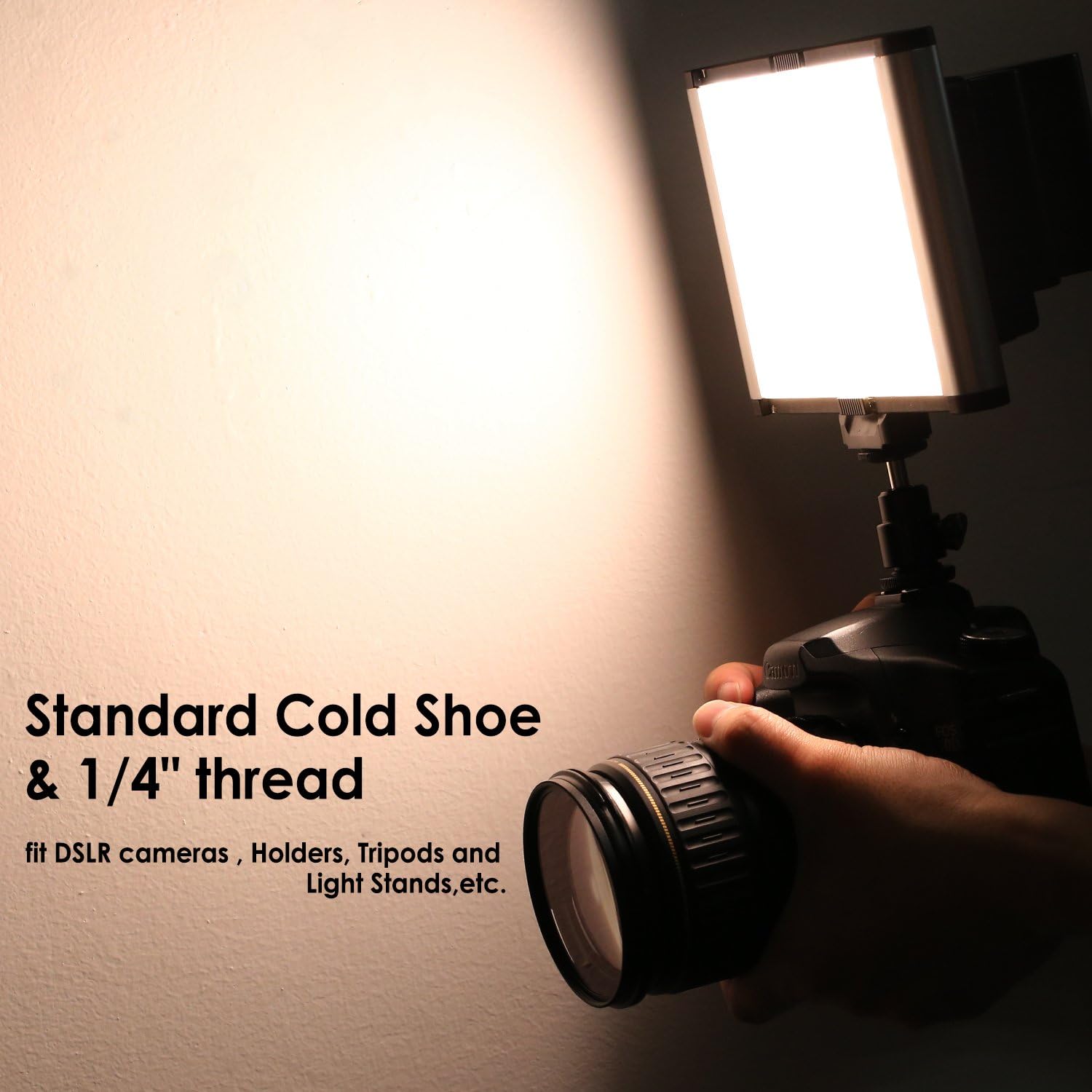 Neewer Dimmable Camera Video Light Kit: Bi-color 280 LED Panel CRI 96+ 3200-5600K,2 Pieces Rechargeable Li-ion Battery and USB Charger for DSLR Camera Photo Studio Photography,YouTube Video Shooting