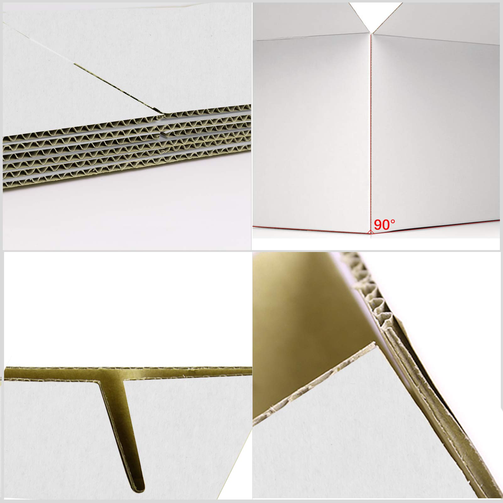 PETAFLOP Shipping Boxes 11x6x6, White Mailer Corrugated Cardboard Box for Small Items Shipping, 25 Pack