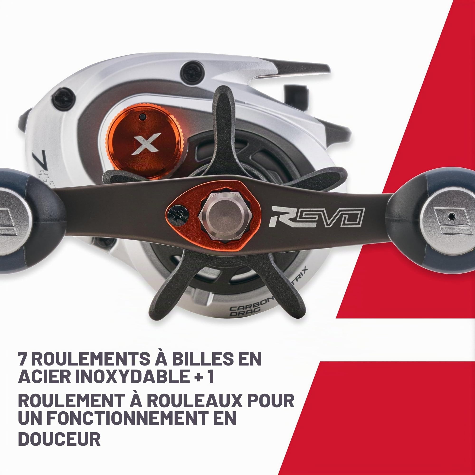 Abu Garcia Revo X Moulinet de pêche à Profil Bas