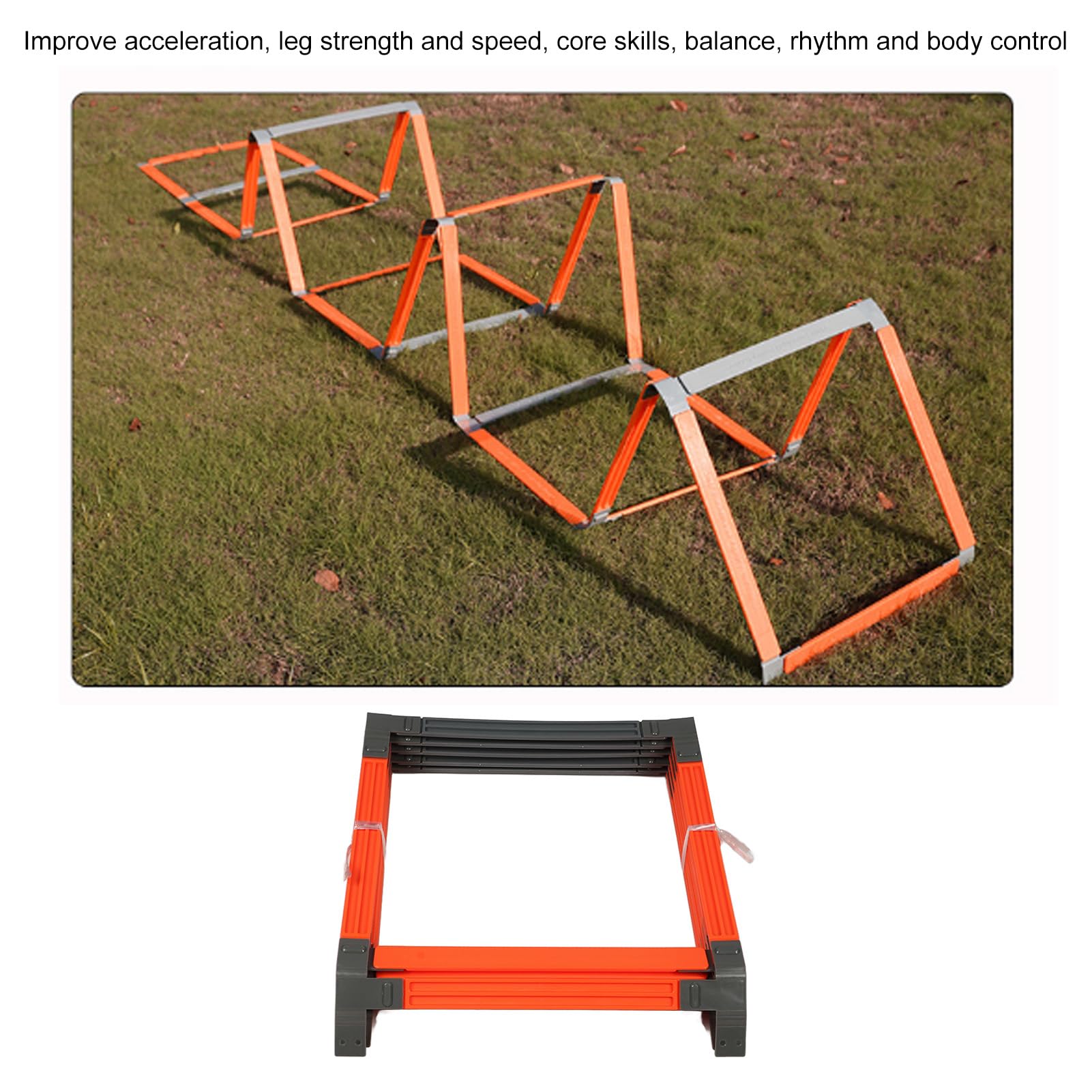 16.4 ft Agility Ladder Speed Ladder Training Ladder, Sports Agility Ladders for Soccer, Speed, Football Fitness Feet Training Carry Bag Agility Training Equipment