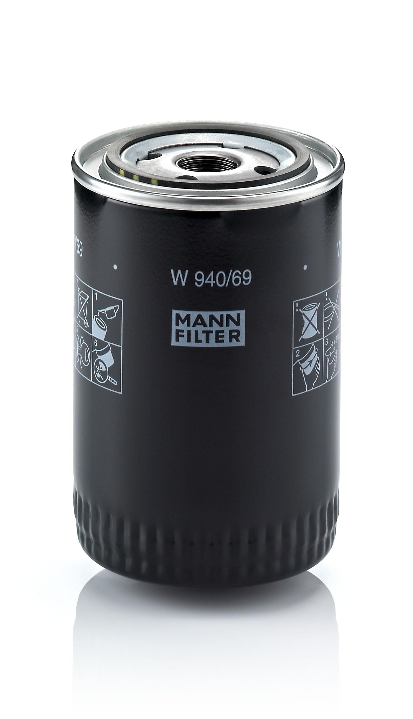 MANN-FILTER W 940/69 Oil Filter - for Trucks + Buses