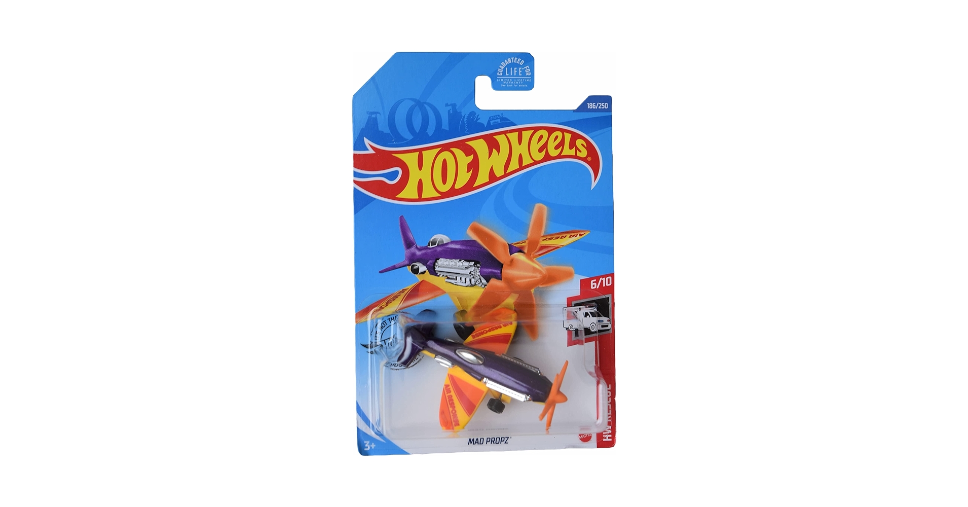 Amazon.com: Hot Wheels Mad Propz - Purple - 186/250 Rescue 6