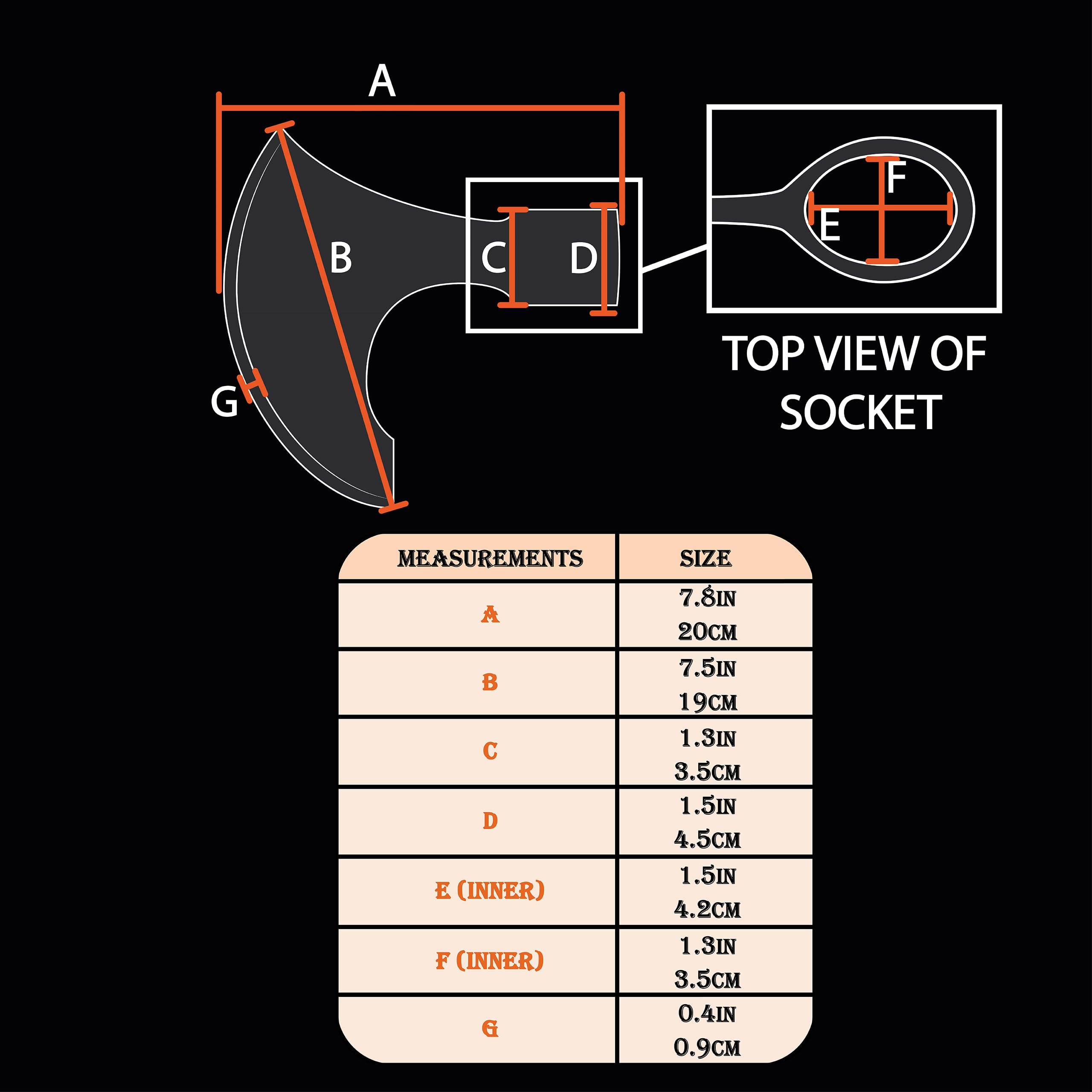 Mythrojan Wikingeraxt Kopf - Historische Axt Aus Karbonstahl Für Mittelalter Events