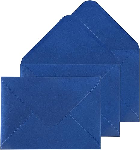 Paquete de 50 sobres de 5 x 7, sobres de invitación A7 con bandera V de 5.25 x 7.25 pulgadas para tarjetas de 5 x 7, ideal para invitaciones, bodas,