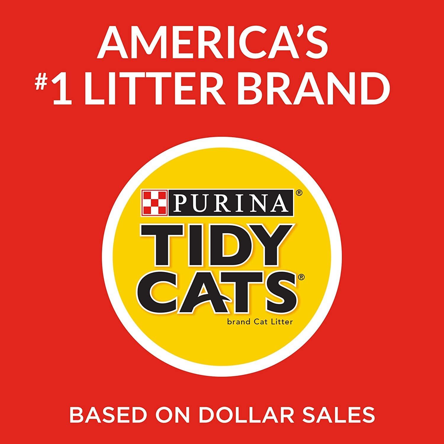 Purina Tidy Cats Clumping Cat Litter, 4-in-1 Strength Multi Cat Litter - 35 Pound (Pack of 1)