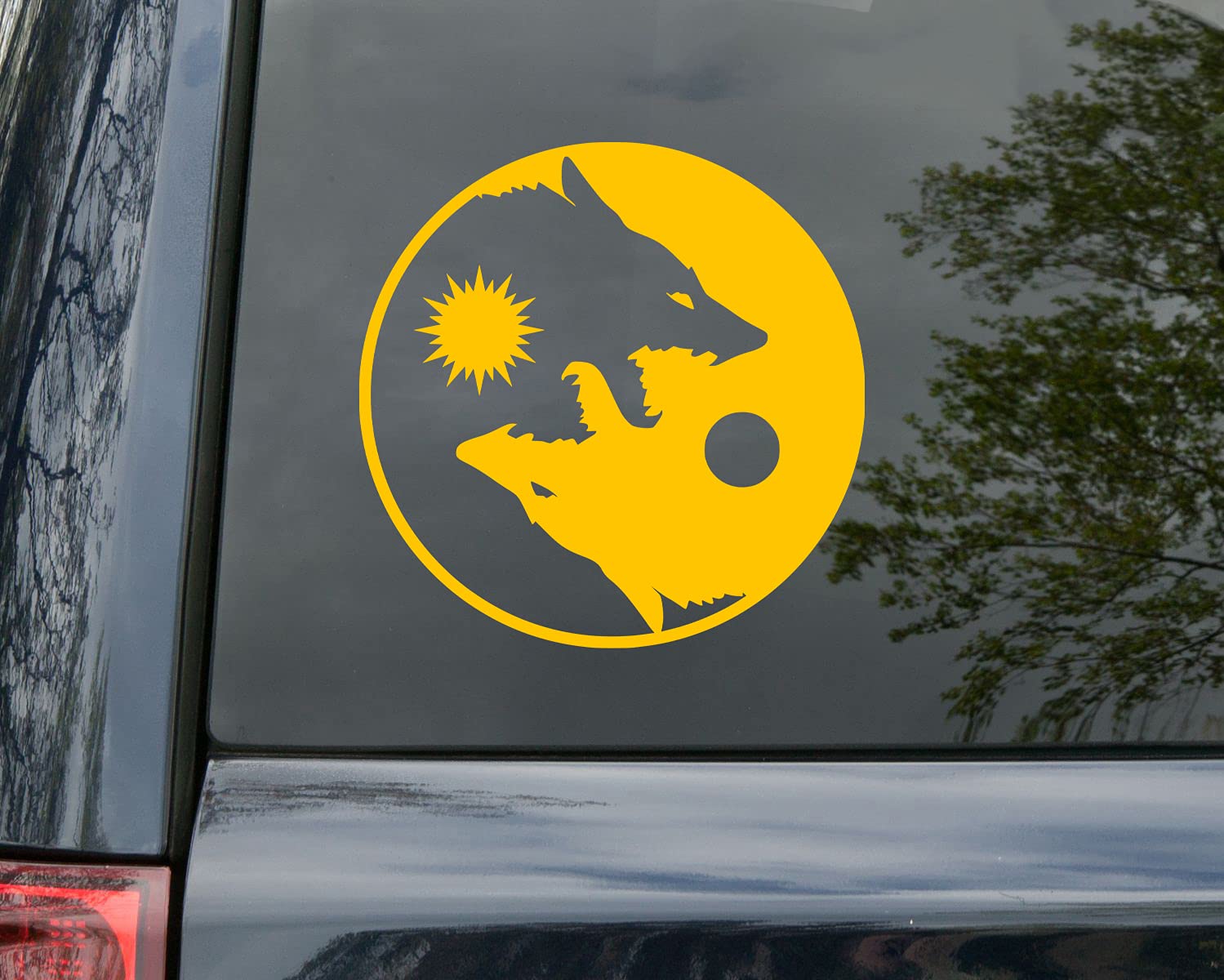 Amazon.com: Minglewood Trading Fenrir Skoll Hati Vinyl Decal