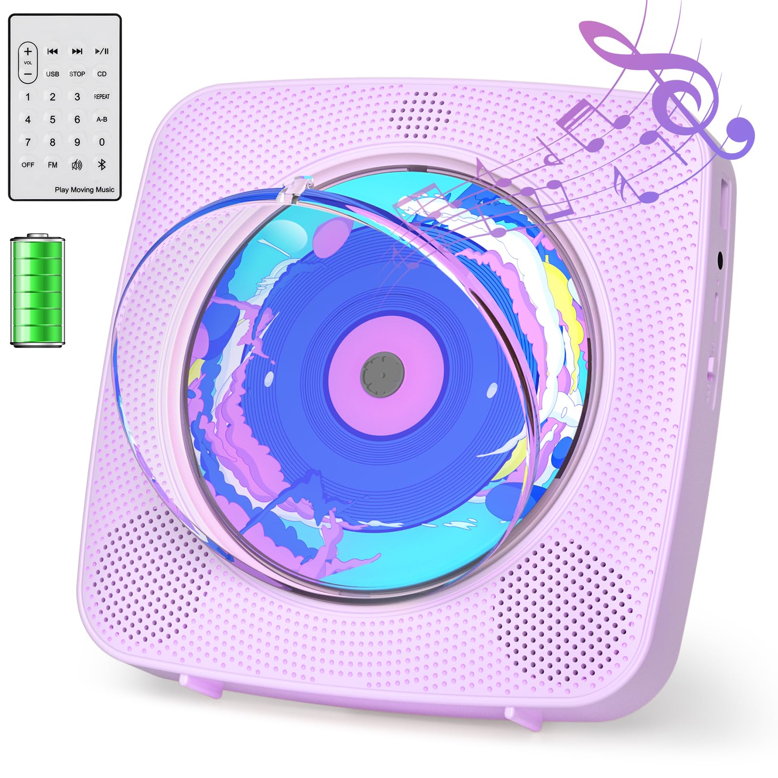 Amazon.co.jp: Kegaudio CDプレーヤー cdラジカセ Bluetooth 受信/送信