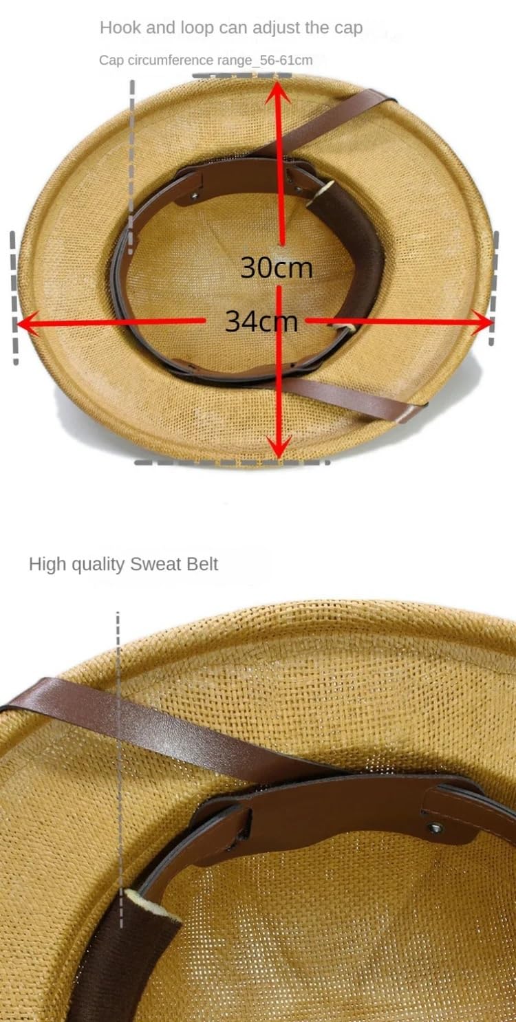 Estate Escursione Equestre Cappello da Corsa di Cavalli Cappello Vietnam Casco Protezione solare Outdoor Ombra Cappello di paglia