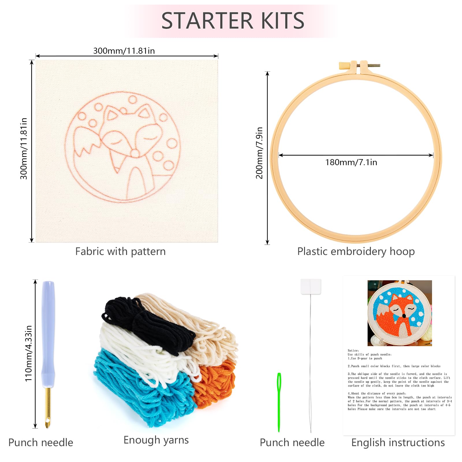 SentoSphère - Punch Needle - Renard - 6 Ans + | La Cabane Des