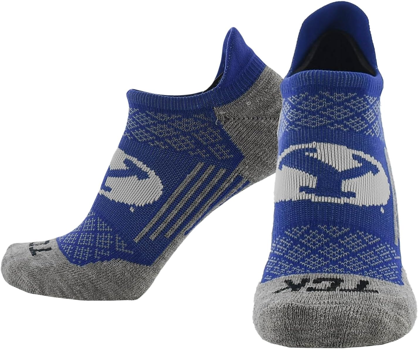 TCK NCAA No Show Socks Men's & Women's | Running Golf Ankle Sock | Licensed College Fan Gameday Apparel Merchandise Gear