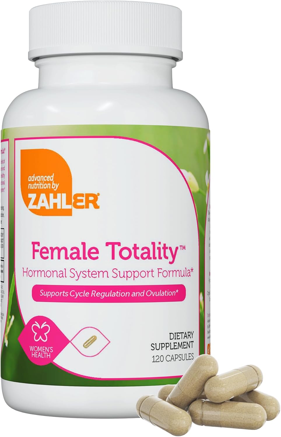 Zahler Female Totality, Fertility Supplements for Women, Fertility Prenatal Vitamins, Certified Kosher, 120 Capsules