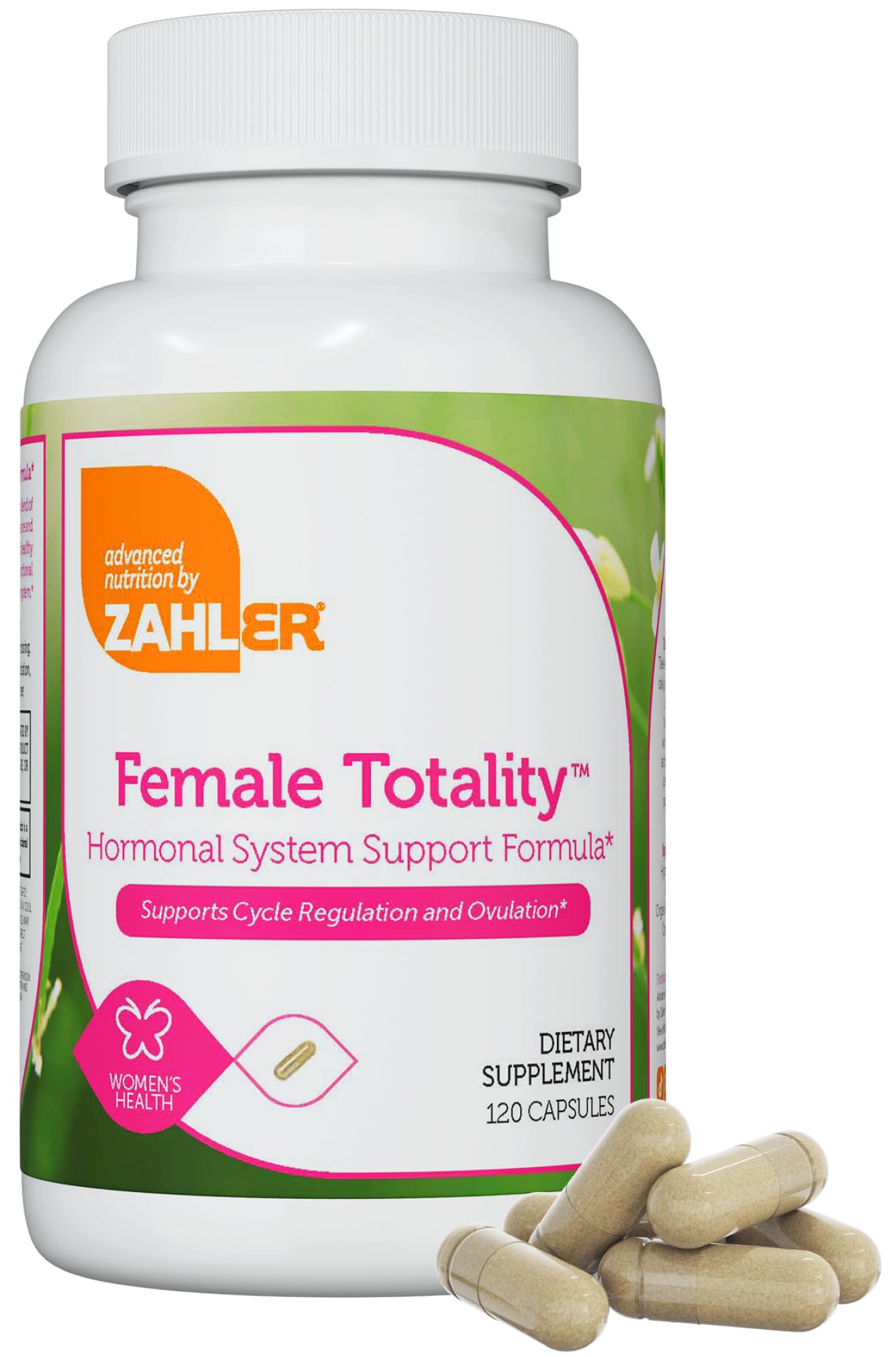 Zahler Female Totality, Fertility Supplements for Women, Fertility Prenatal Vitamins, Certified Kosher, 120 Capsules