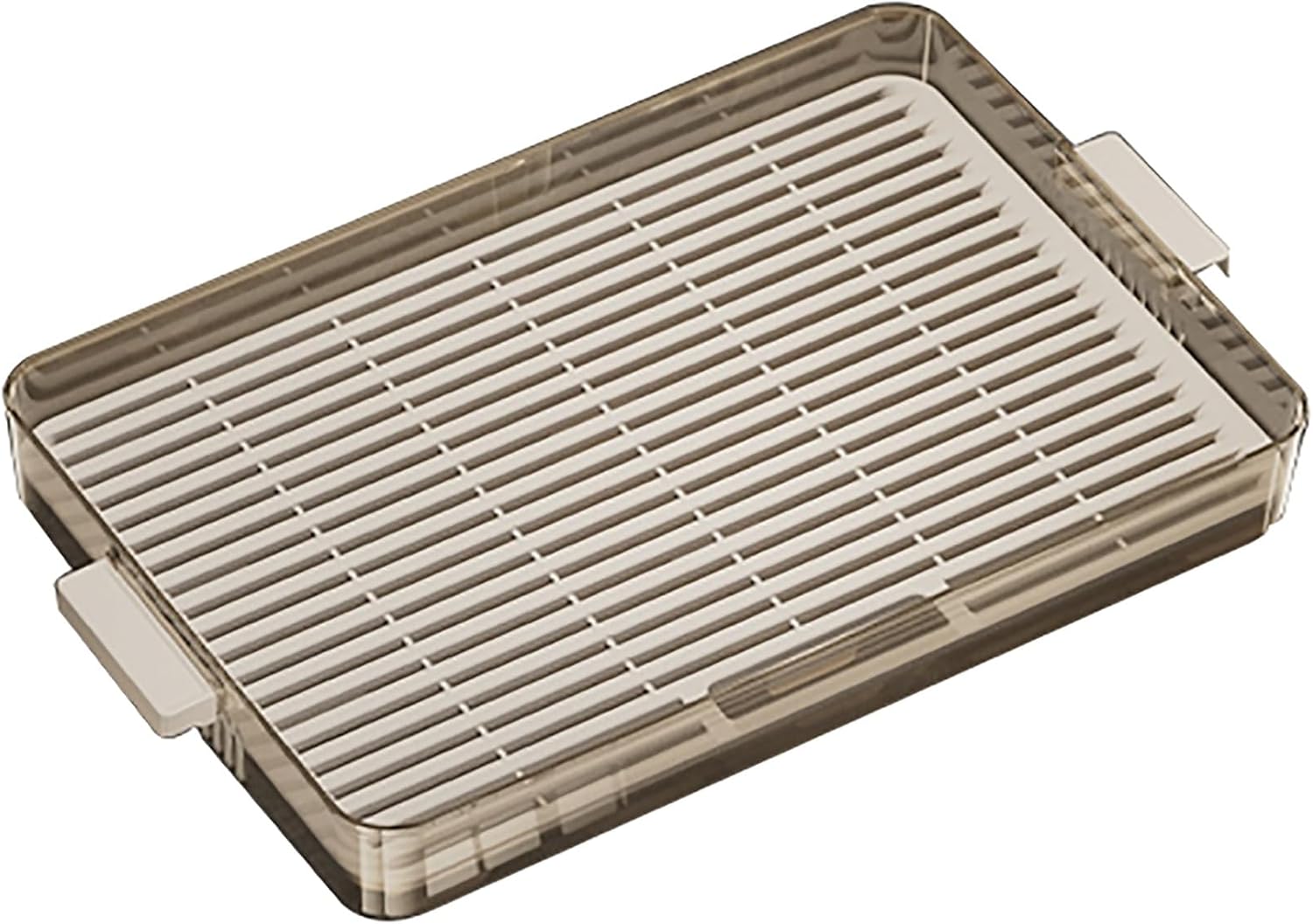 Drain Pan, Plant Trays for Pots, Water Tray for Teacups, Glasses, Tumbler, Bottles, Dry and Wet Separation for Fruits and Vegetables(40x24x5 cm/16x9x2 in)