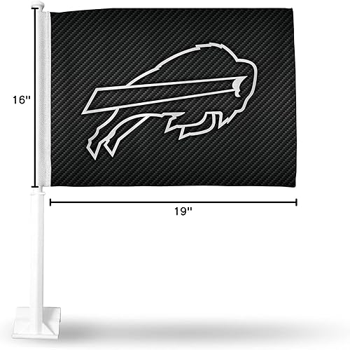 Miniatura 12 de Rico Industries NFL - Bandera de doble cara para automóvil, accesorio para auto B07NHSRDX2