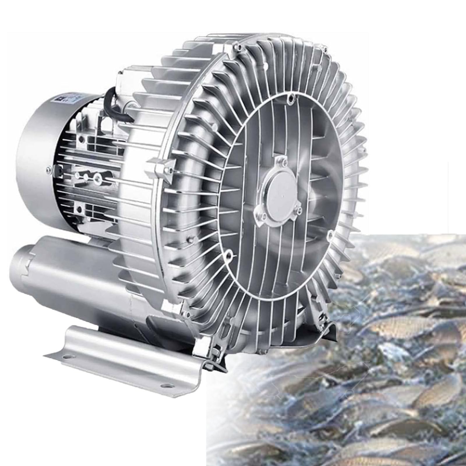 Bomba de vacío Industrial monofásica de Alta presión de 120 W-1100 W, 1100W/1.48HP