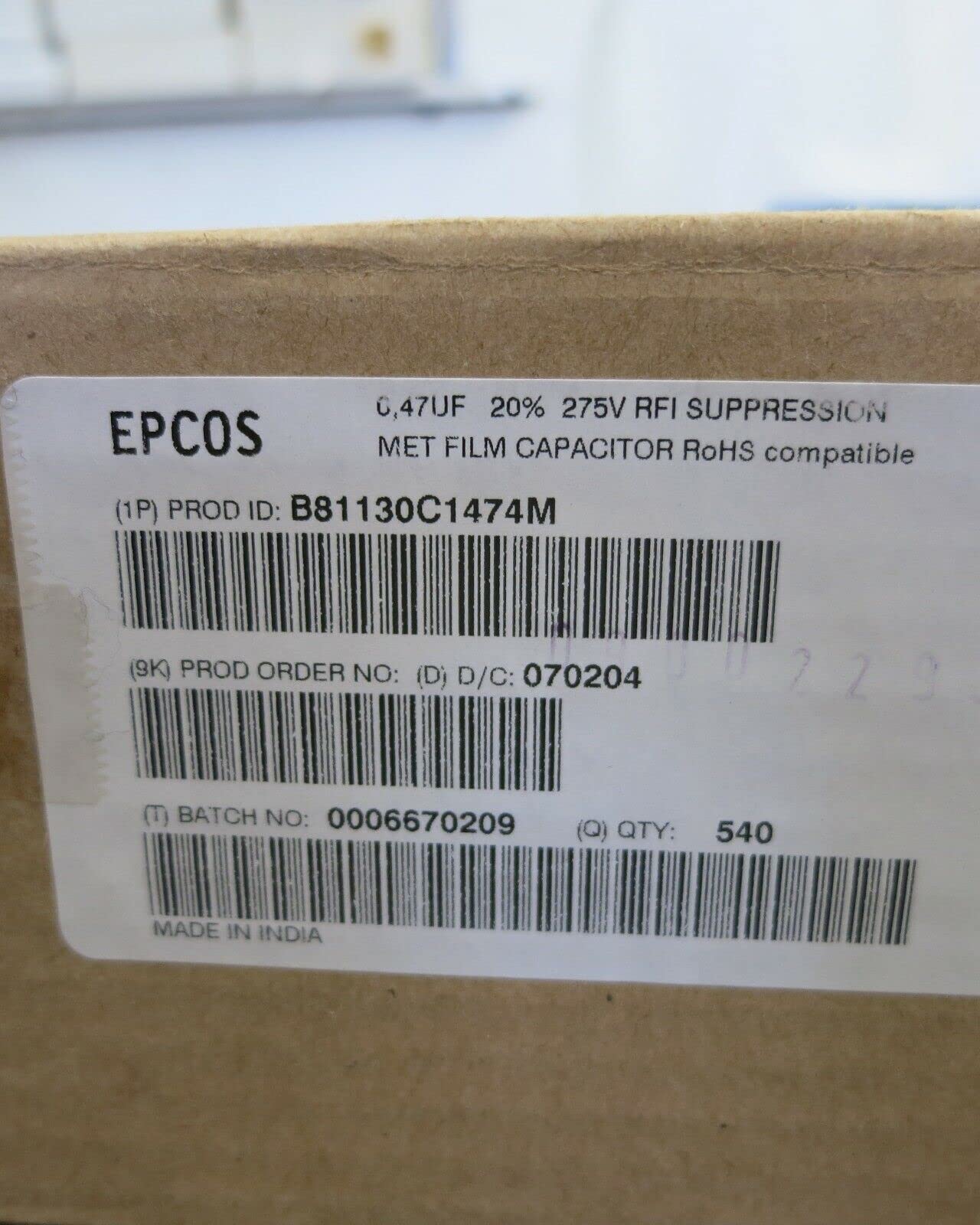 (1 PC) EPCOS Compatible with Cap B81130C1474M B81130 X 2 MKP/SH **US Stock** $1.99 ONLY