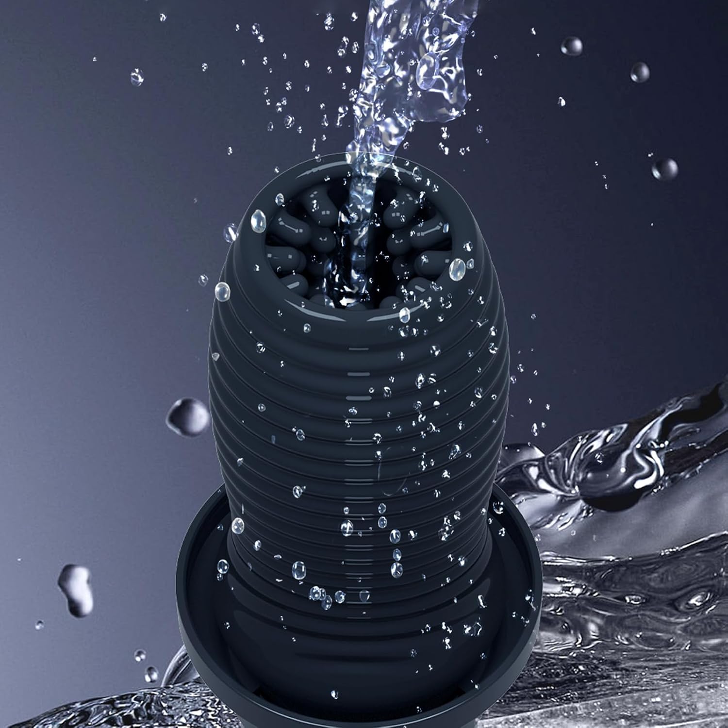 FST Automatic Male Masturbator 7 Vibration Modes and 360° Rotating Silicone Pocket Pussy Male Stroker with 3D Realistic Spiral Texture Adult Sex Toys for Men Masturbation