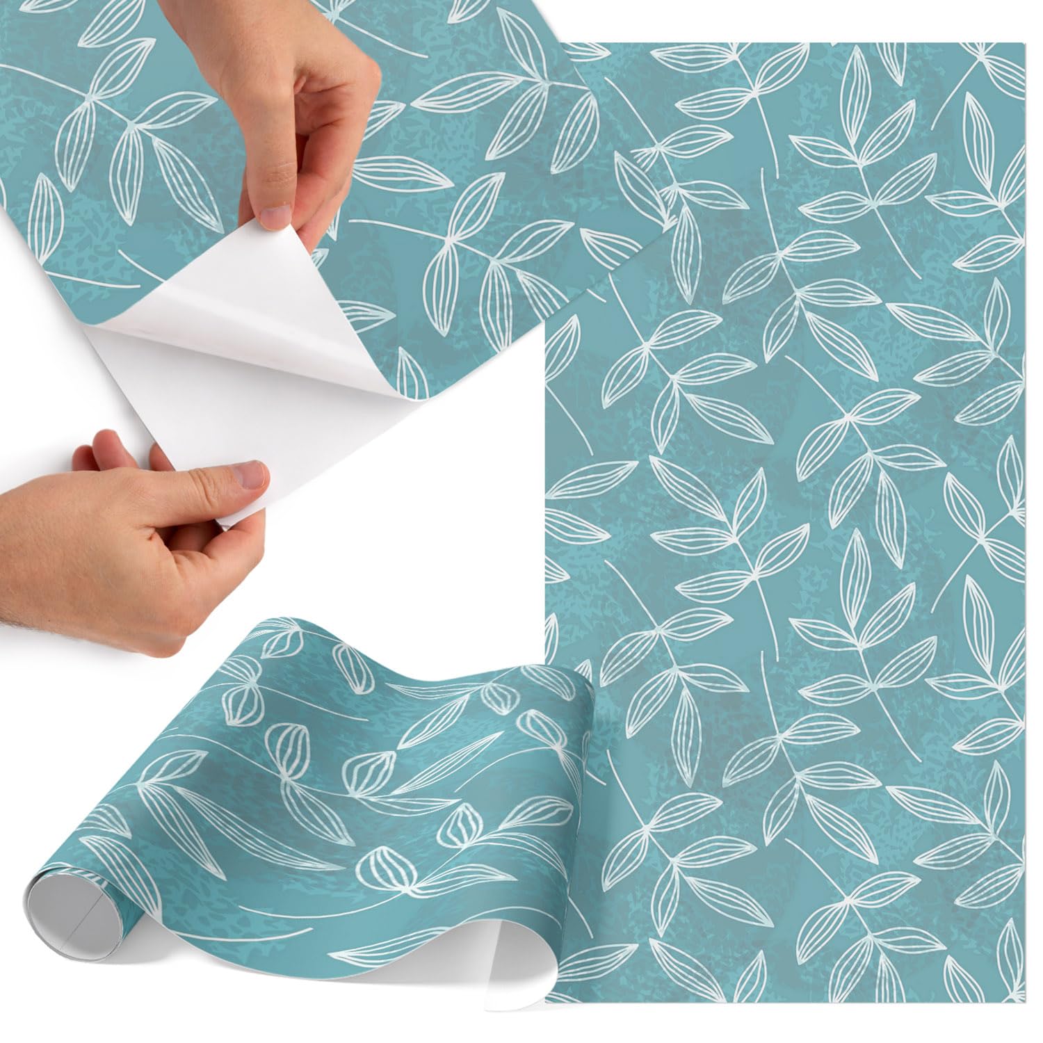 Sticker pour meuble végétal 65x130 cm mat imperméable pour relooker la cuisine