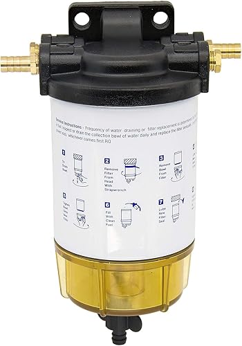 Miniatura 2 de Filtro de combustible, kit de filtro de combustible para barco, filtro de separación de agua de combustible marino, filtro de 10 micrones, S3213,