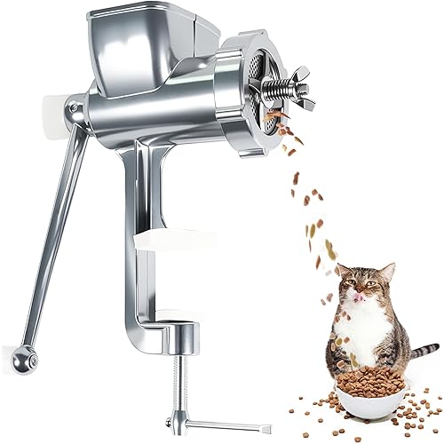 Manual Pellet Mill, Feed Pellet Machine, Animal Pellet Maker Machine, Household Animal Feed Mill, Birds Pelleter with Five Pellet Plates for Animals Feed Processing
