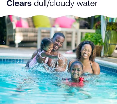 HTH 67080 Swimming Pool Care Drop Out Flocculant - Clears Cloudy Water Fast