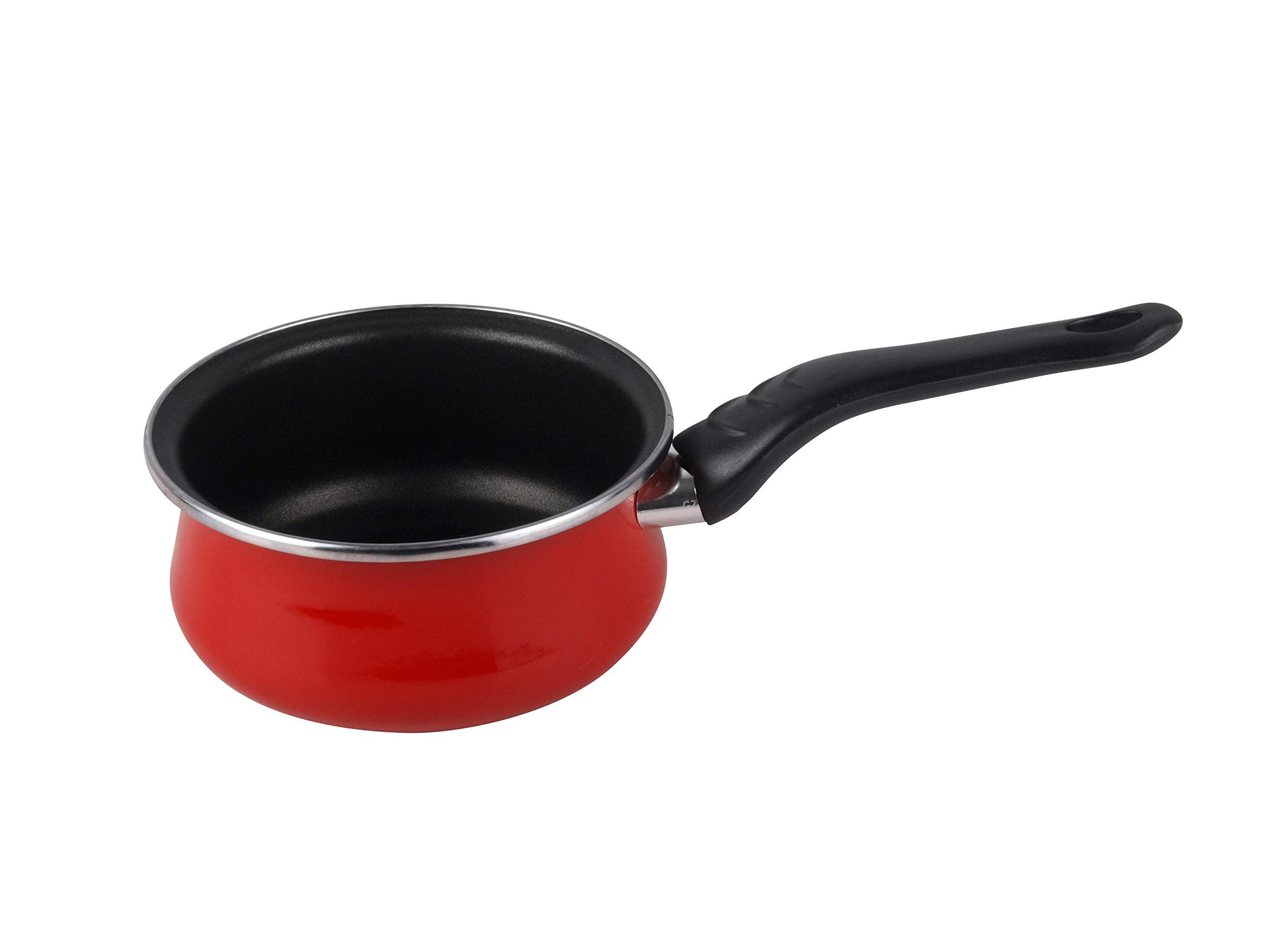 MAGEFESA MG030 Praga Cazo, Acero esmaltado vitrificado, Inducción y lavavajillas, Granate, 16 cm