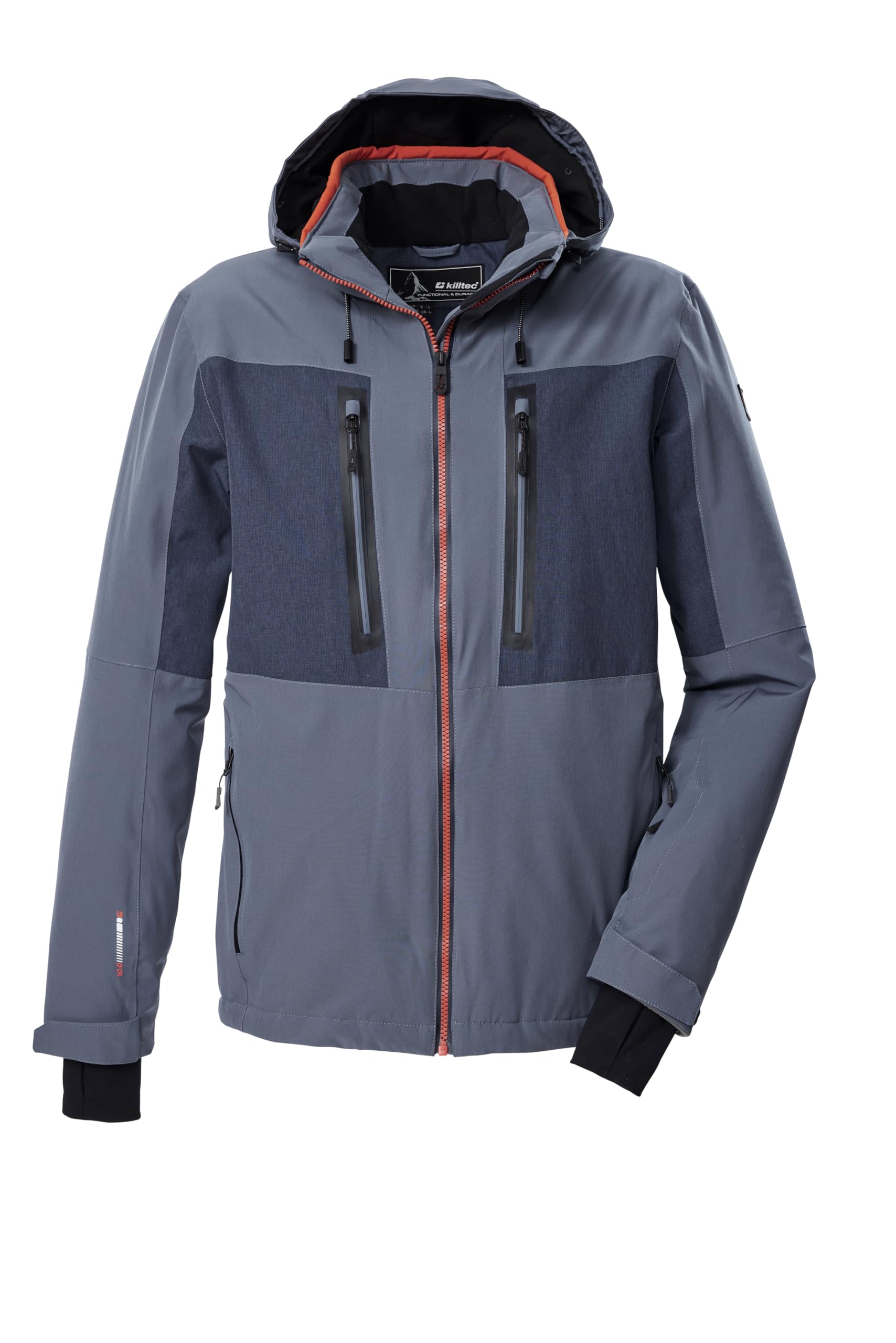 Killtec Ksw 47 Mn Ski Jckt Giacca da sci/giacca funzionale con cappuccio e paraneve con chiusura a cerniera Uomo