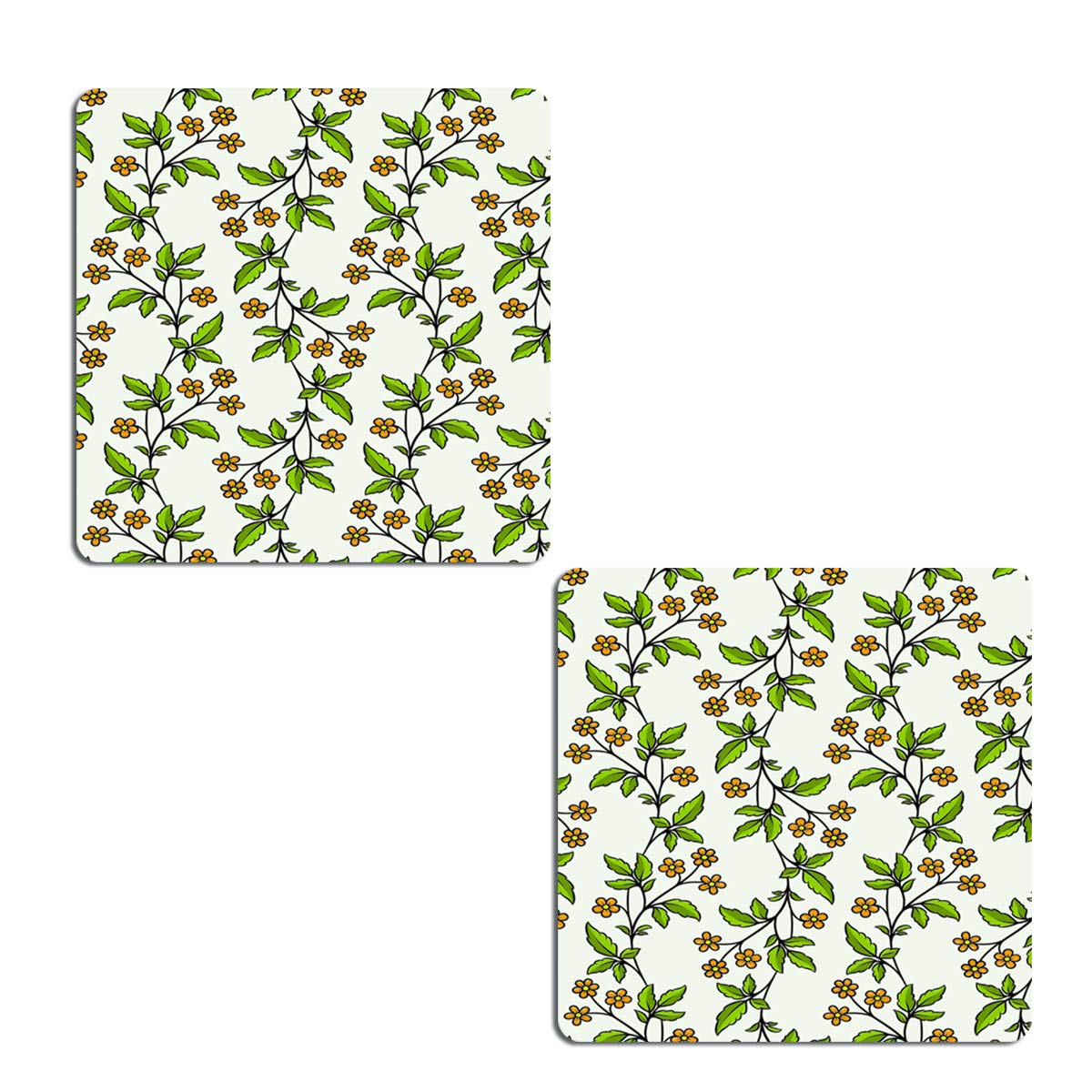 Buy VOGG Wooden Pack of 2 Coasters Square Shape Coaster, Colorful MDF Coasters Online at Low