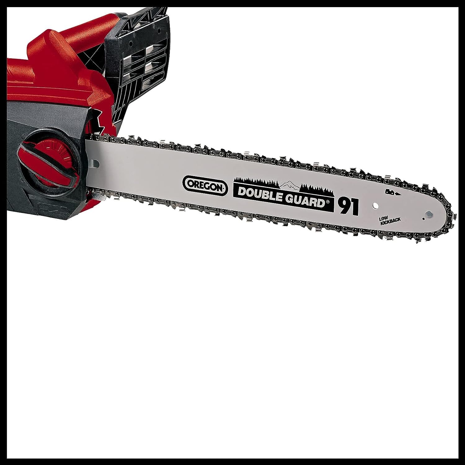 Einhell Motosierra eléctrica GE-EC 2240 (2200 W, longitud de corte: 37.5 cm, velocidad de coste: 15m/s, 7800 rpm, espada y cadena de calidad OREGON)