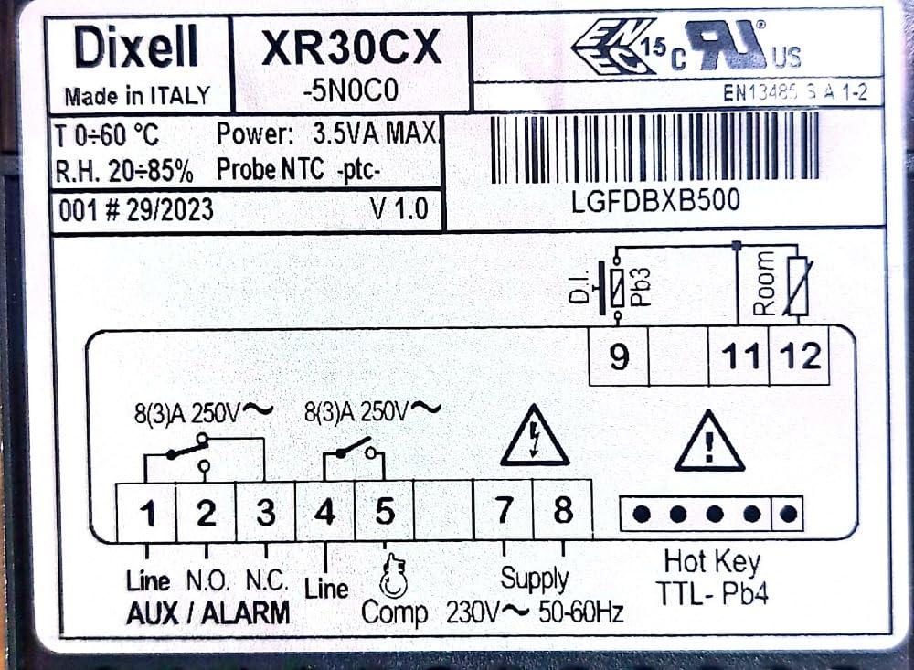 TERMOSTATO DIXELL XR30CX-5N0C0