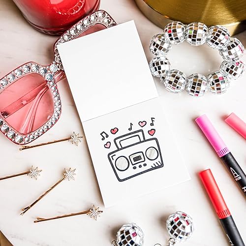 Miniatura 6 de A Brighter Year XOXO - Mini libro para colorear con temática de San Valentín, tamaño de bolsillo, regalo pequeño para esposa, marido, adolescente,