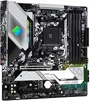 Vista 4 de ASRock B550M Steel Legend es compatible con la placa base de procesadores AMD Ryzen™ de 3ª generación AMD AM4 Ryzen™ / futuros procesadores AMD