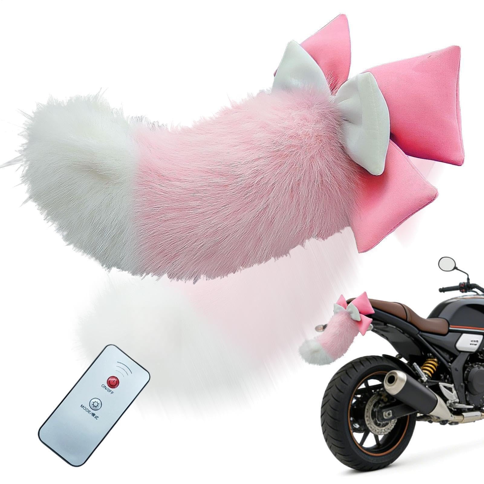 Cola de gato movible inalámbrica para decoración de vehículos de motor