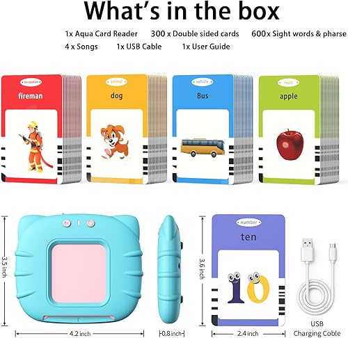 Miniatura 22 de Kidzdo - Tarjetas didácticas bilingües en español e inglés con 520 palabras de aprendizaje, juguetes educativos tempranos para niños pequeños