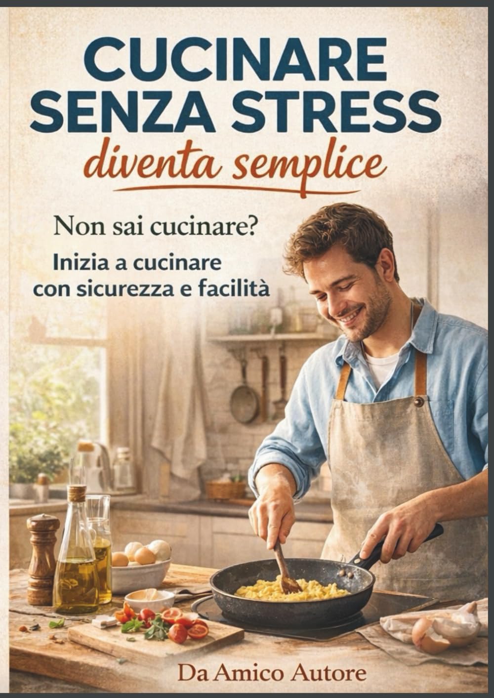 Cucinare senza stress diventa semplice: Non sai cucinare? Inizia a cucinare con sicurezza e facilità CON QRCODE BONUS 15 RICETTE EXTRA