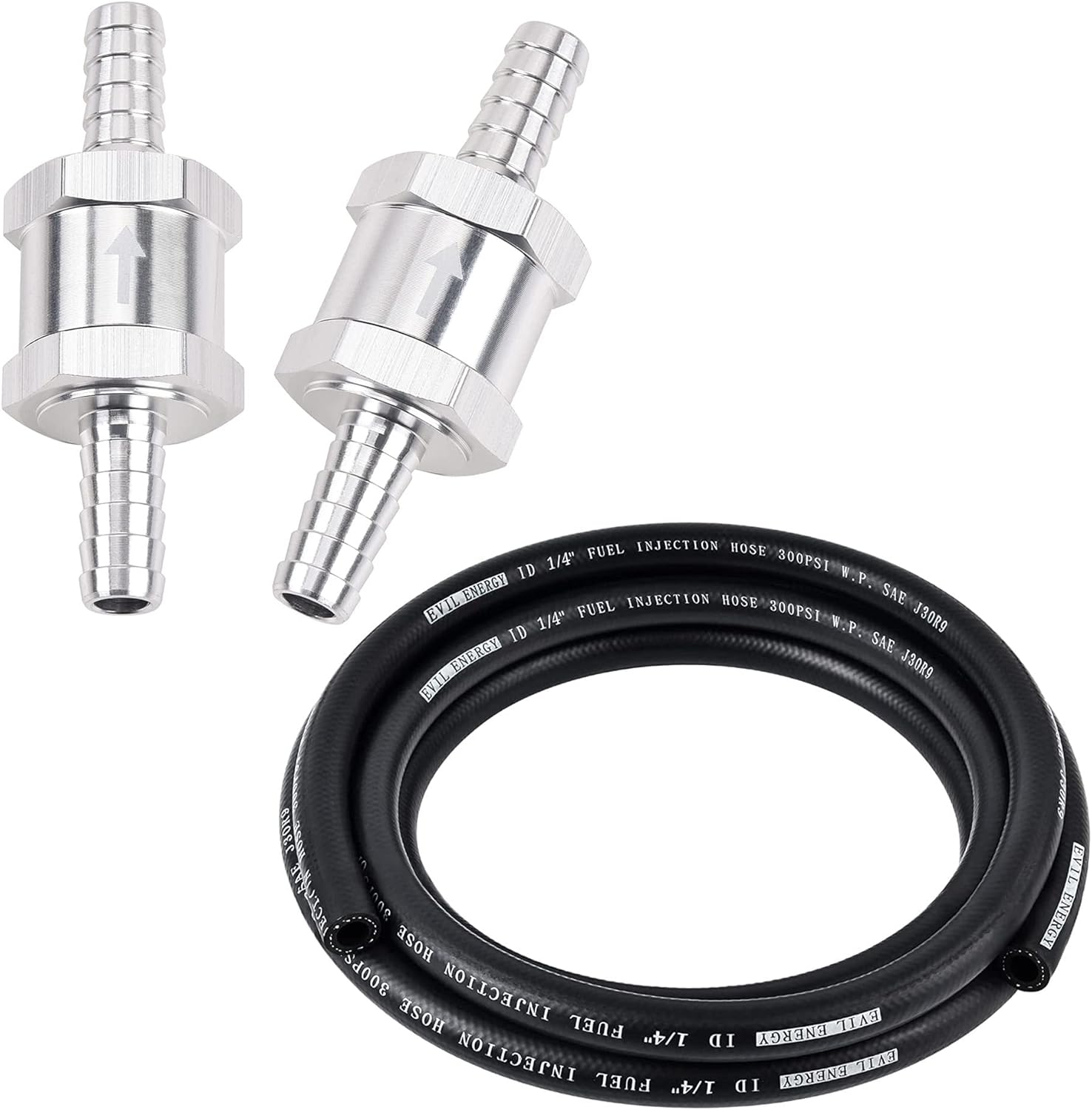 EVIL ENERGY 1/4" Fuel Injection Hose 5FT 300PSI SAE 30R9