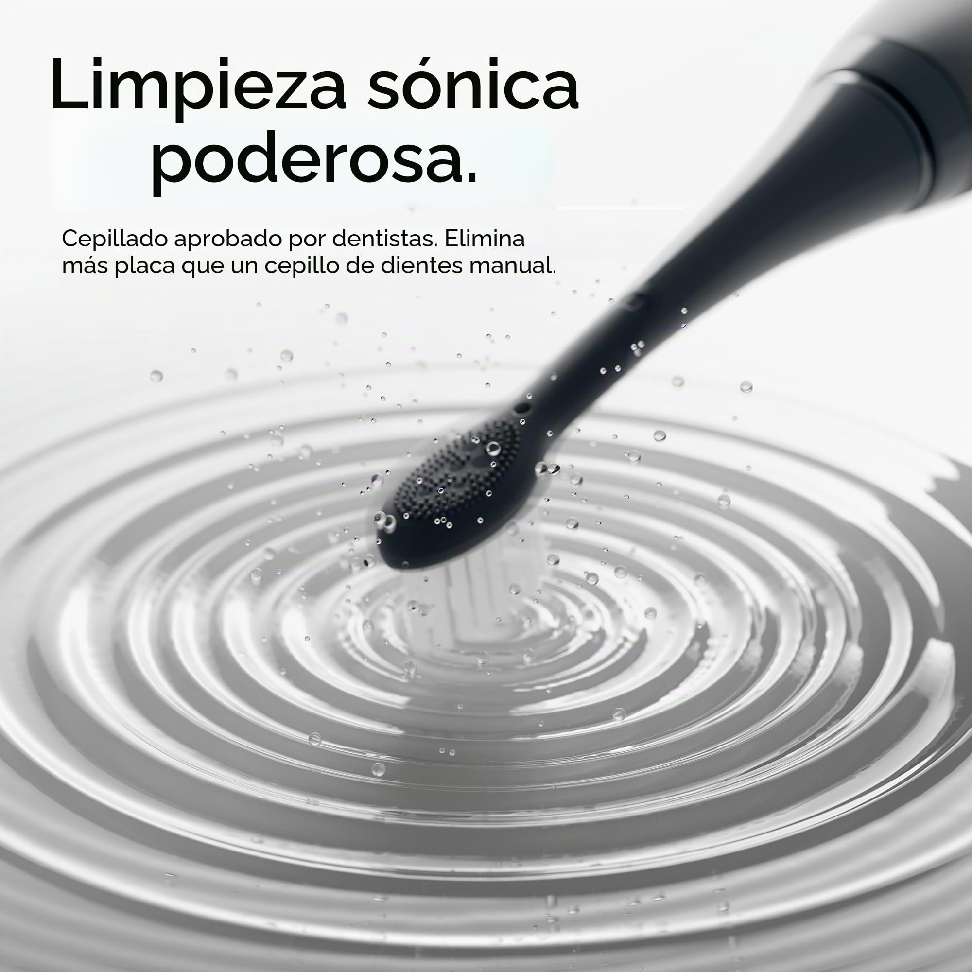 Cepillo de Dientes Eléctrico Ordo Sonic Tecnología Inteligente Avanzada con 4 Modos de Cepillado Batería Recargable Rápida y Elemento de Pulido de Silicona Cargador USB Para Adultos Negro Gris Carbón