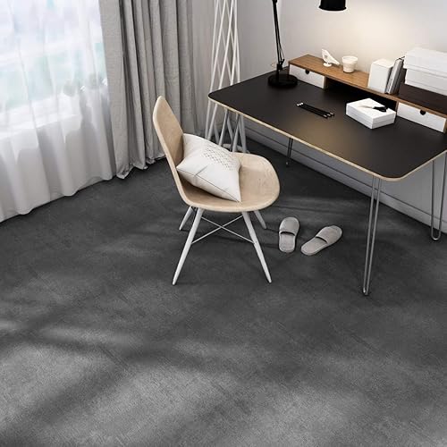 Miniatura 4 de YENHOME Papel tapiz de hormigón gris de 24 x 118 pulgadas, para despegar y pegar, papel tapiz texturizado de hormigón gris, papel tapiz gris para